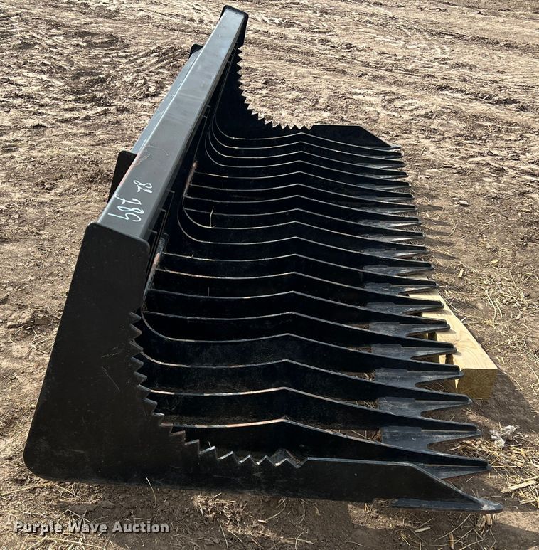 image for item DR1347 83"W skid steer rock bucket