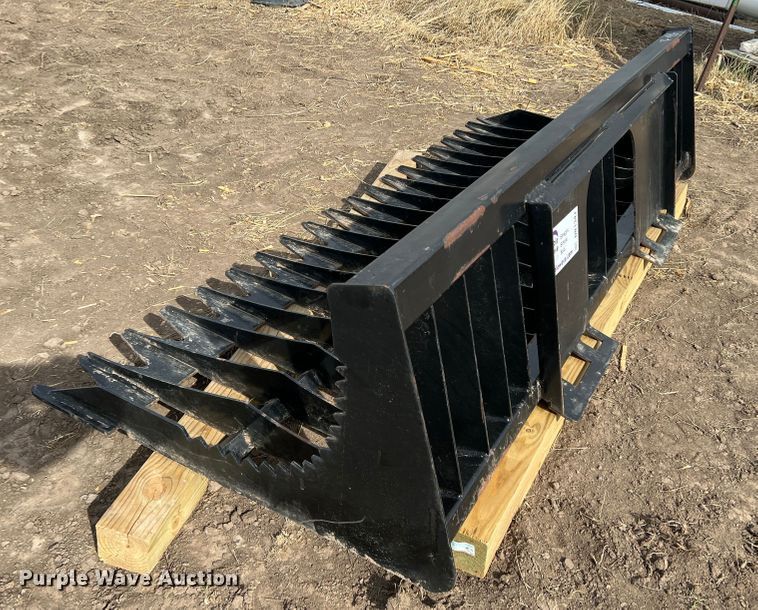 image for item DR1347 83"W skid steer rock bucket