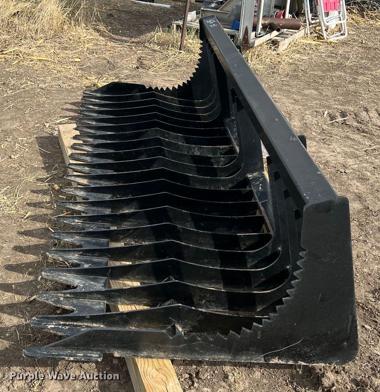 image for item DR1347 83"W skid steer rock bucket