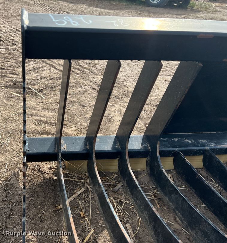 image for item DR1347 83"W skid steer rock bucket