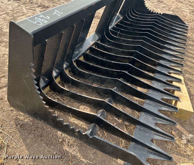 image for item DR1347 83"W skid steer rock bucket