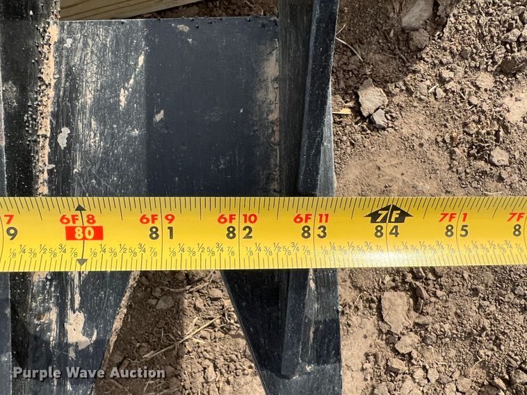 image for item DR1347 83"W skid steer rock bucket