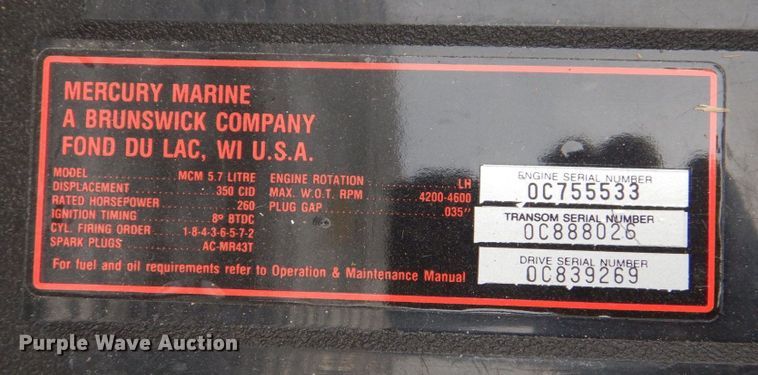 image for item DS8012 1990 Bayliner Ciera B2556  boat