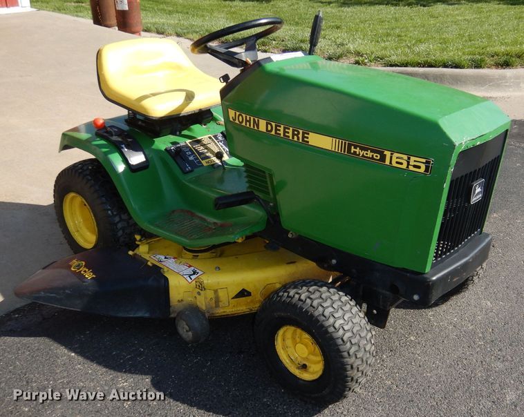 image for item DT9872 John Deere 165 Hydro  lawn mower