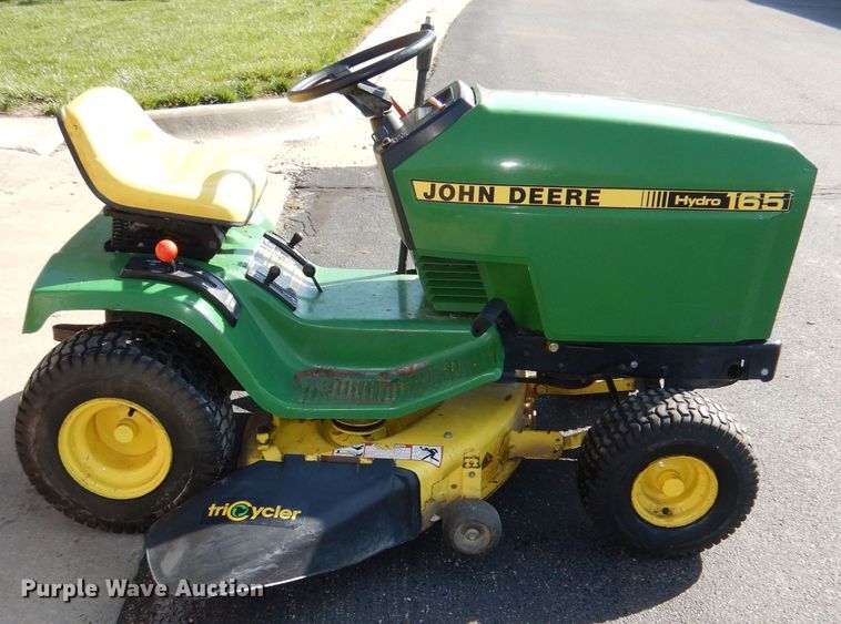 image for item DT9872 John Deere 165 Hydro  lawn mower