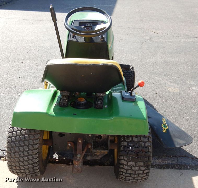 image for item DT9872 John Deere 165 Hydro  lawn mower