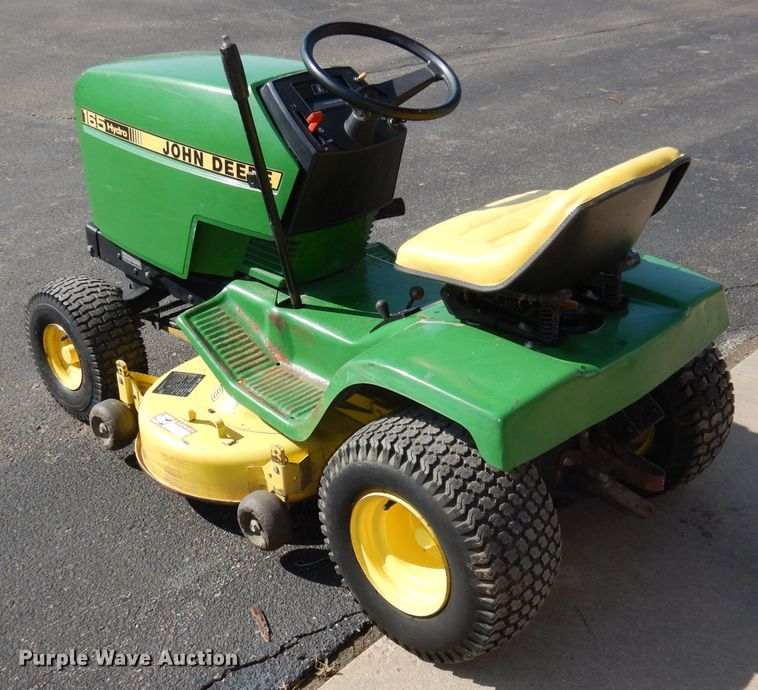 image for item DT9872 John Deere 165 Hydro  lawn mower