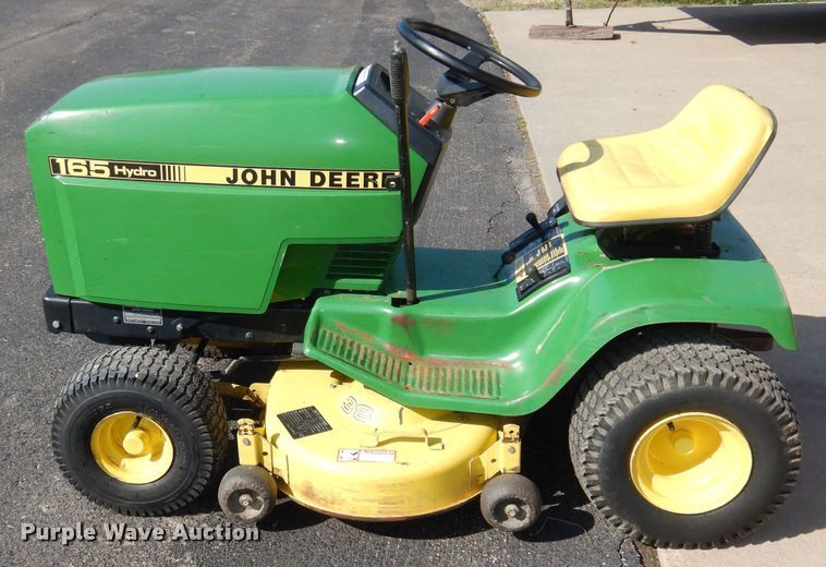 image for item DT9872 John Deere 165 Hydro  lawn mower