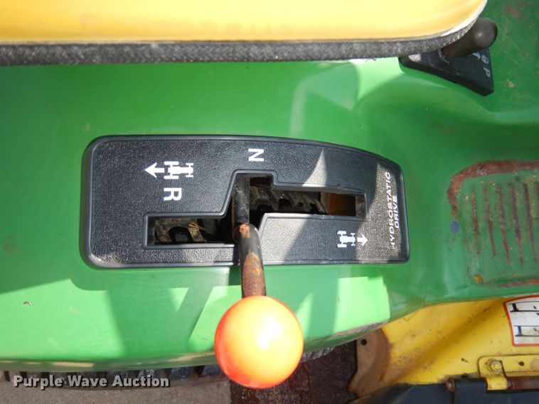 image for item DT9872 John Deere 165 Hydro  lawn mower