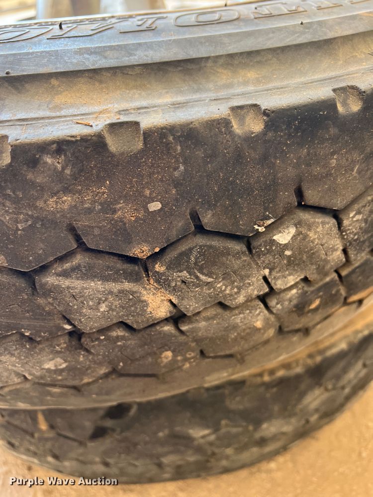 image for item IG9477 (4) 245/70R19.5 tires and wheels