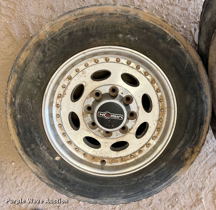 image for item IG9477 (4) 245/70R19.5 tires and wheels