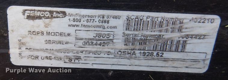 image for item IM9966 2013 Scag Turf Tiger  ZTR lawn mower