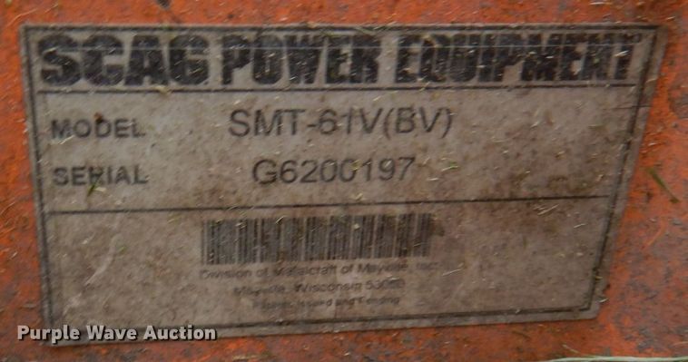 image for item IM9966 2013 Scag Turf Tiger  ZTR lawn mower