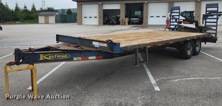 image for item JM9088 2008 Kaufman P  equipment trailer