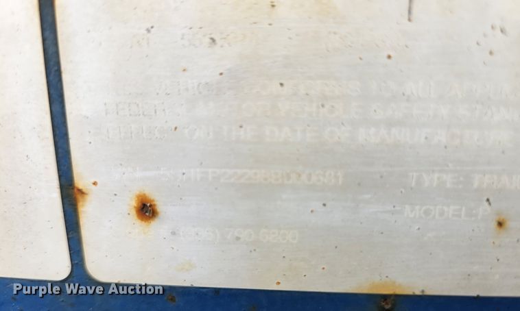 image for item JM9088 2008 Kaufman P  equipment trailer