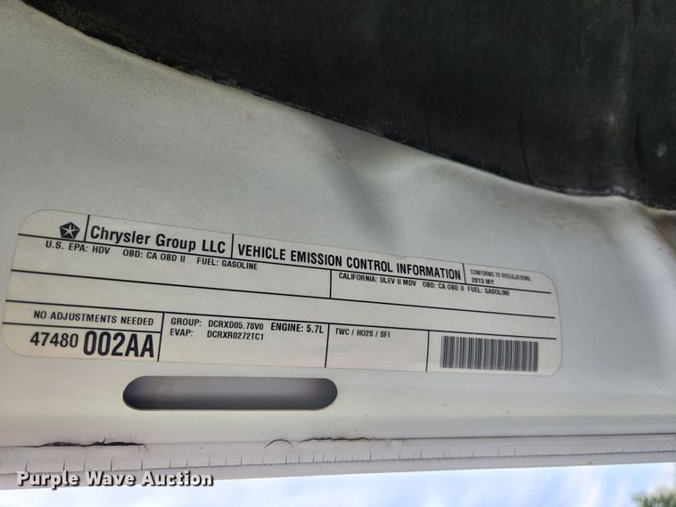 image for item JM9125 2013 Dodge Ram 2500HD  pickup truck