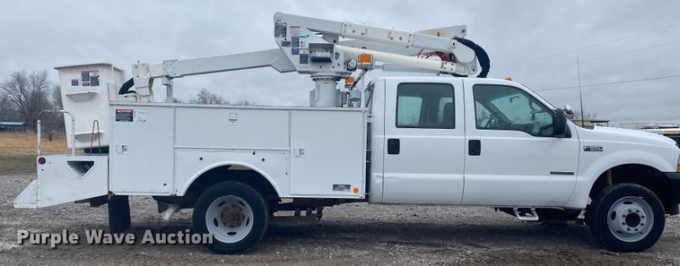 image for item JN9245 2002 Ford F550  bucket truck