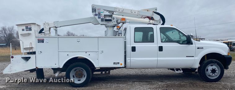 image for item JN9245 2002 Ford F550  bucket truck