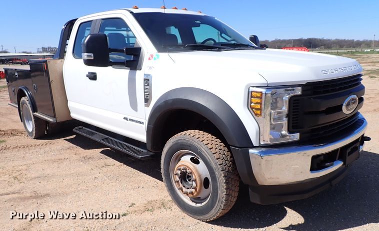 image for item JO9543 2019 Ford F550  SuperCab flatbed truck