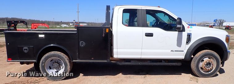 image for item JO9543 2019 Ford F550  SuperCab flatbed truck