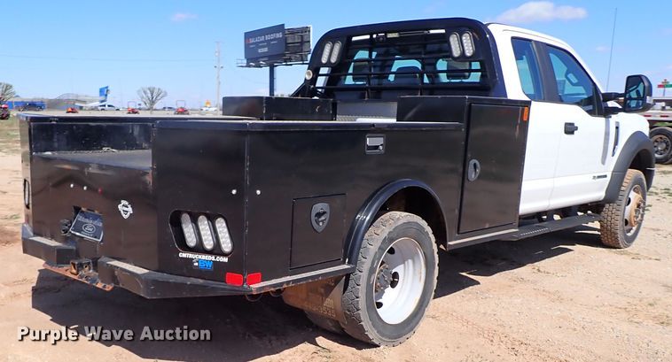 image for item JO9543 2019 Ford F550  SuperCab flatbed truck