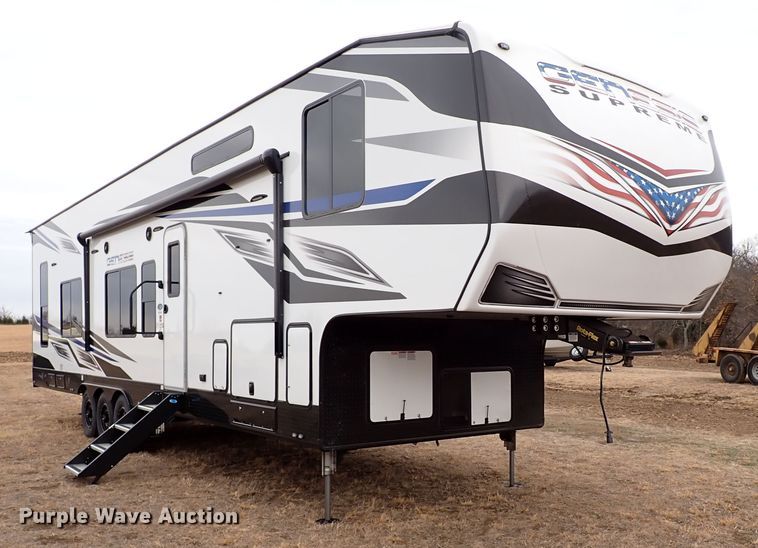image for item JO9675 2022 Genesis Supreme 40CRXL  toy hauler camper