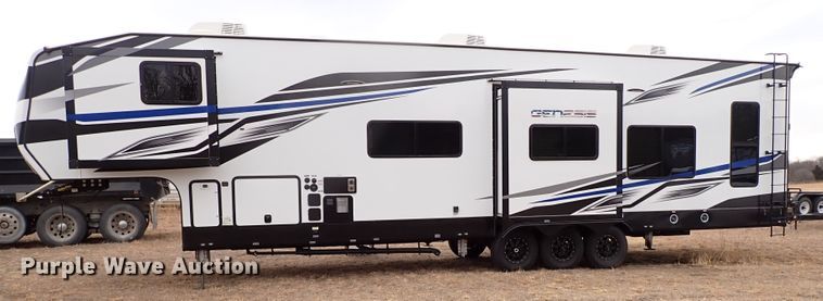 image for item JO9675 2022 Genesis Supreme 40CRXL  toy hauler camper