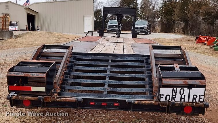 image for item JO9681 1989  Shop built equipment trailer