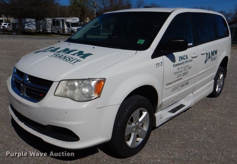 image for item JS9553 2013 Dodge Grand Caravan  handicap accessible van