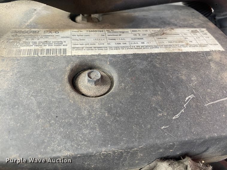 image for item JU9196 2013 Peterbilt 337  delivery truck