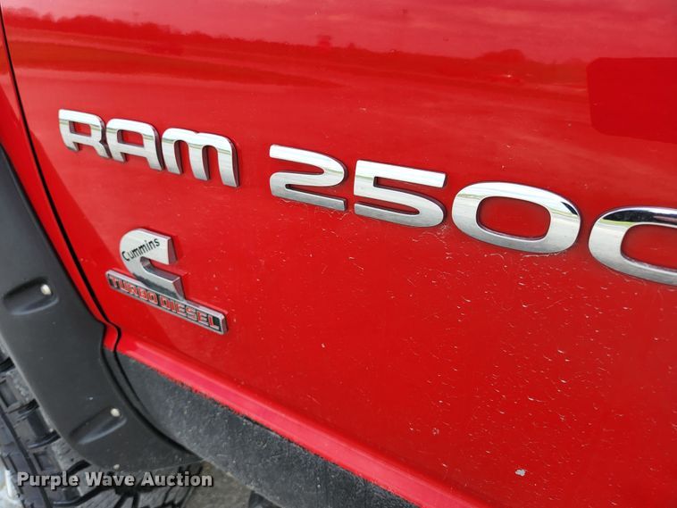 image for item KE9729 2005 Dodge Ram 2500HD SLT  Quad Cab pickup truck