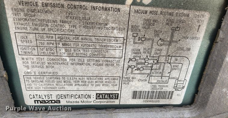 image for item KE9738 2002 Mazda Protege