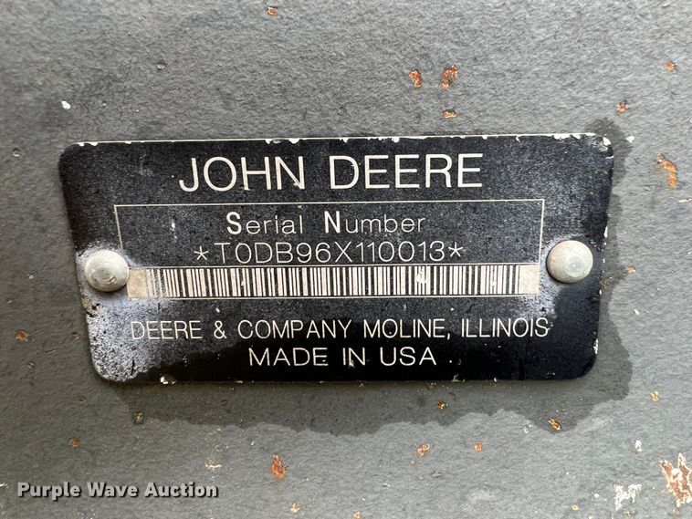 image for item KG9806 John Deere  8'W six-way skid steer dozer blade