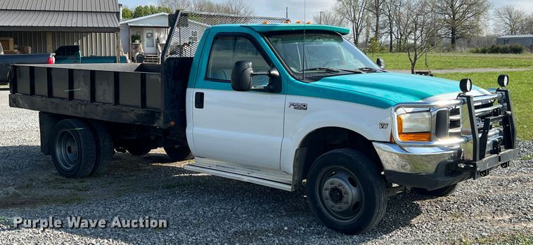 image for item KG9822 1999 Ford F550  dump flatbed truck