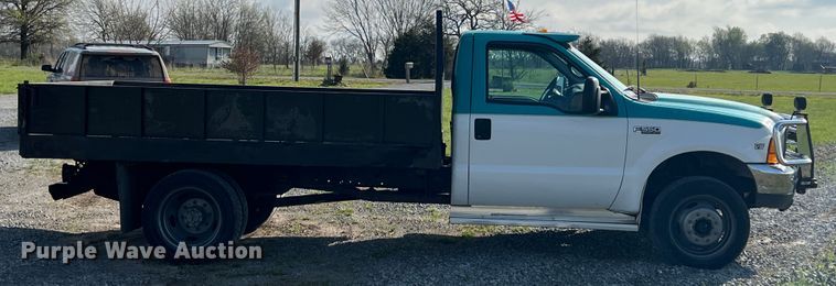 image for item KG9822 1999 Ford F550  dump flatbed truck