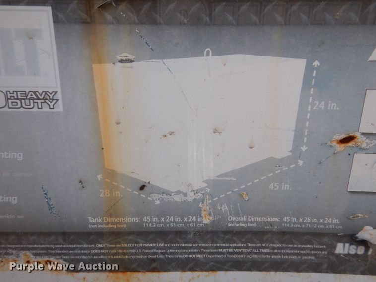 image for item KN9947 (2) fluid transfer tanks