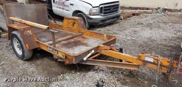 image for item KN9952 2011 Redi Haul ML5460S  tilt deck utility trailer