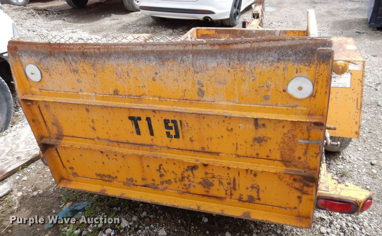 image for item KN9952 2011 Redi Haul ML5460S  tilt deck utility trailer