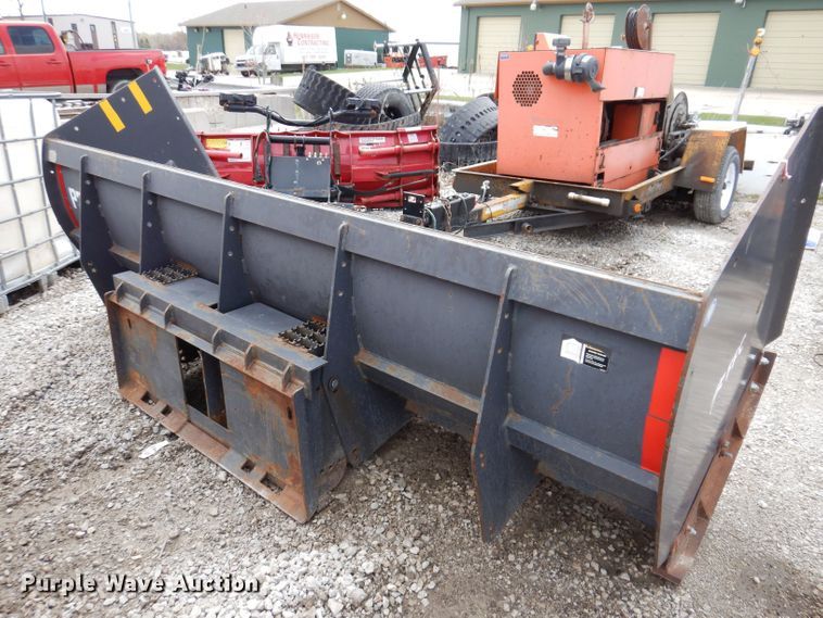 image for item KN9955 FFC  skid steer snow pusher