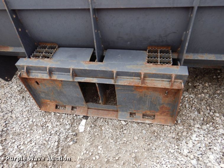 image for item KN9955 FFC  skid steer snow pusher