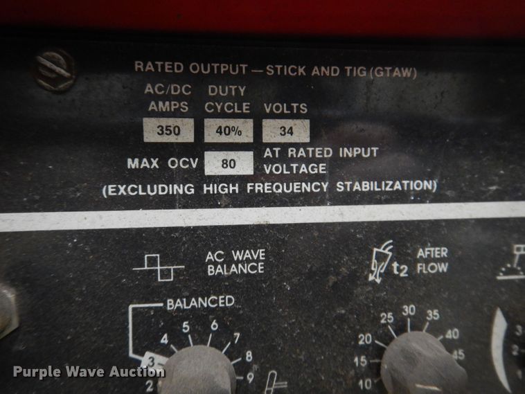 image for item KN9990 Lincoln Square Wave TIG-355  welder