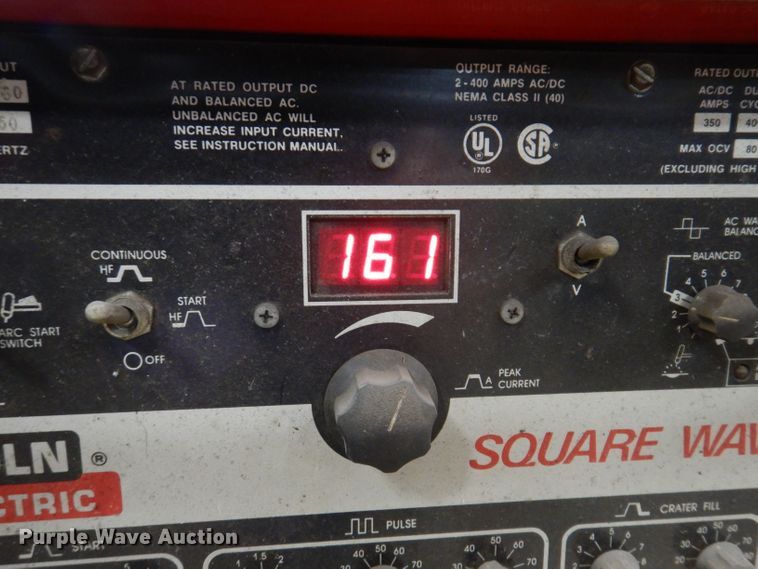 image for item KN9990 Lincoln Square Wave TIG-355  welder