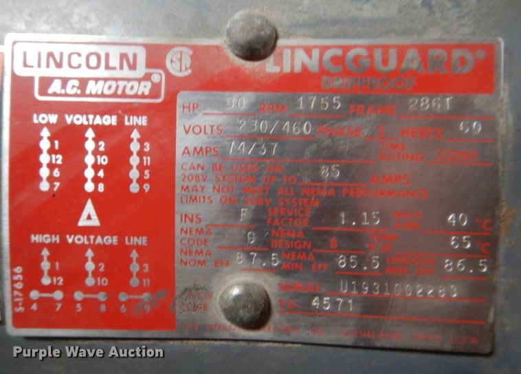 image for item KN9991 1993 Leroi  air compressor