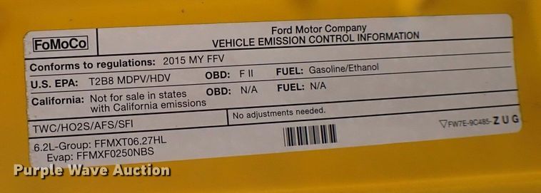 image for item KR9835 2015 Ford F350 Super Duty  utility bed pickup truck