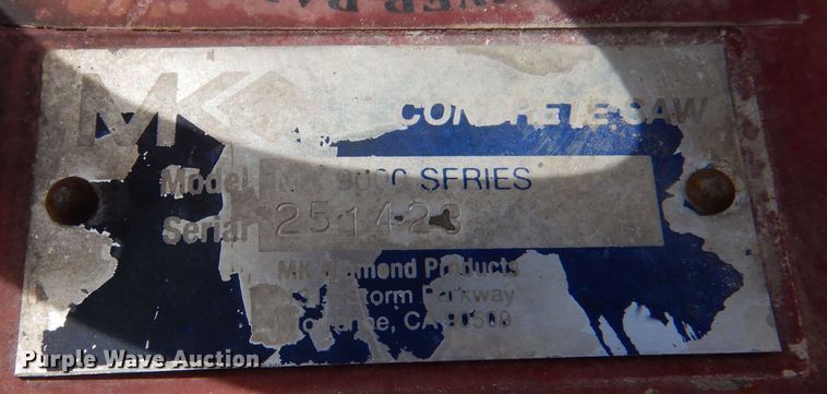 image for item LJ9991 MK Diamond MK 9000 series  concrete saw