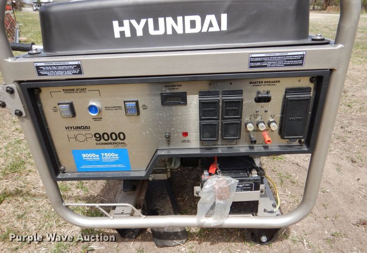 image for item LJ9994 Hyundai HCP9000  generator