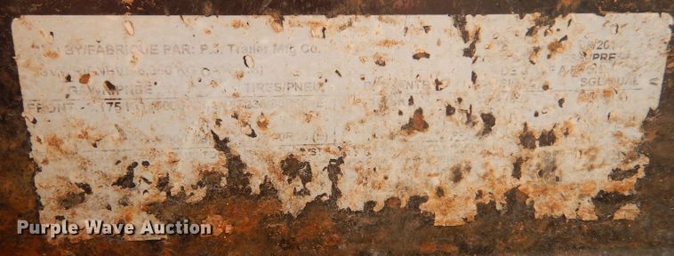 image for item LS9038 2014 PJ  equipment trailer