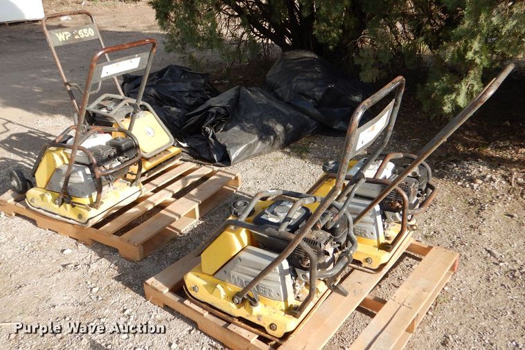 image for item LS9051 (4) Wacker WP1550 plate compactors