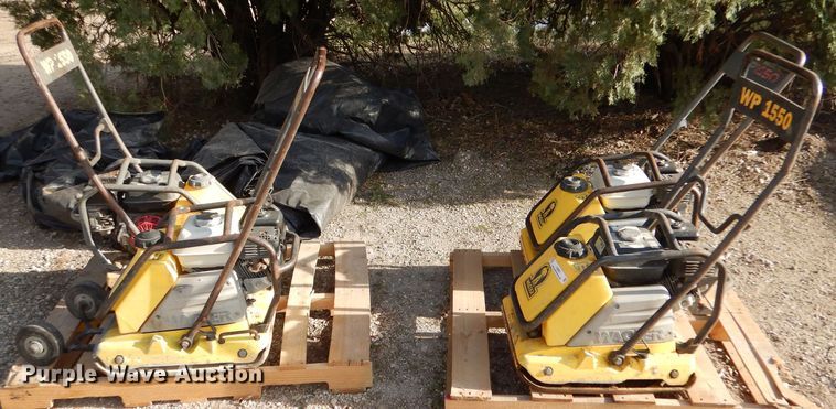 image for item LS9051 (4) Wacker WP1550 plate compactors
