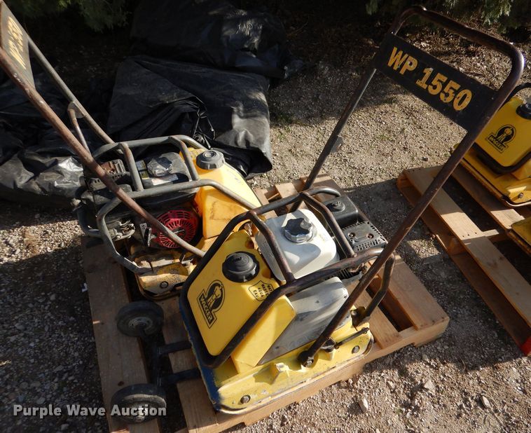 image for item LS9051 (4) Wacker WP1550 plate compactors